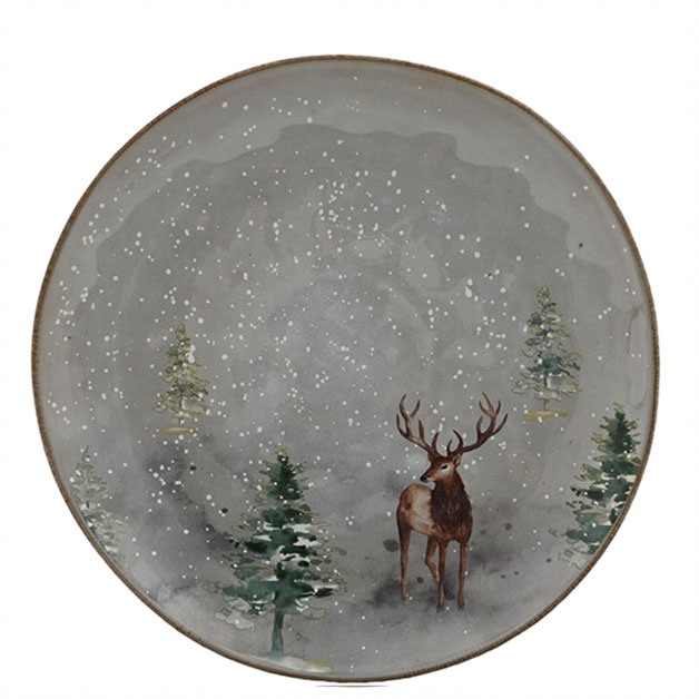 PLATE WINTER SMALL in the group Season / Christmas / Christmas table ware at Miljögården (039101)