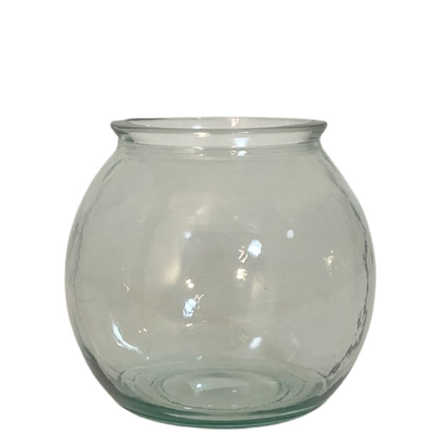 VASE ARRONDI CLEAR SMALL RECYCLED GLASS i gruppen Dukning / Burkar & Flaskor hos Miljögården (046200)