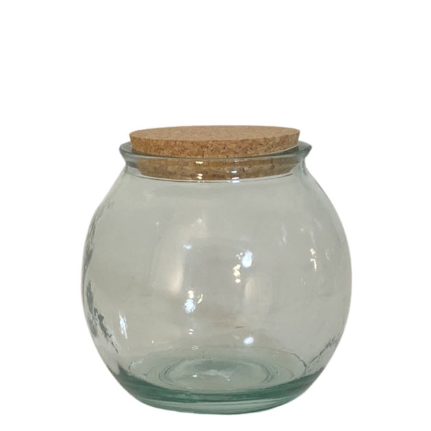 JAR RUCHE CLEAR SMALL RECYCLED GLASS i gruppen Dukning / Burkar & Flaskor hos Miljögården (046500)