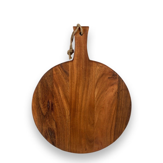 WOODY CHOPPING BOARD ROUND MEDIUM in the group Table Setting / Serving accessories / Cutting- & Serving boards at Miljögården (539850)