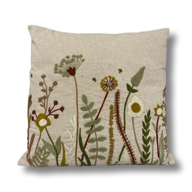 CUSHION COVER ALLIUM in the group Textiles / Cushion Covers / Embroidered  cushion covers at Miljögården (677250)