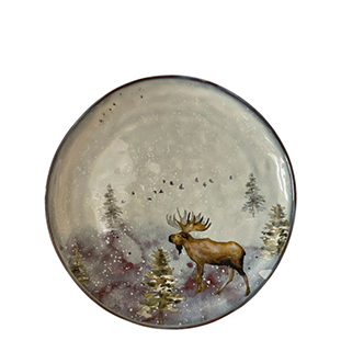 PLATE HOLLY ELK SMALL