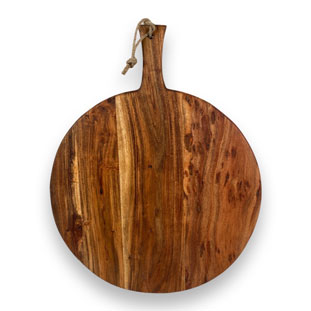 WOODY CHOPPING BOARD ROUND LARGE