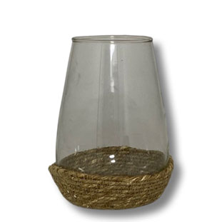 CANDLE HOLDER / VASE DANNY NATURAL SMALL