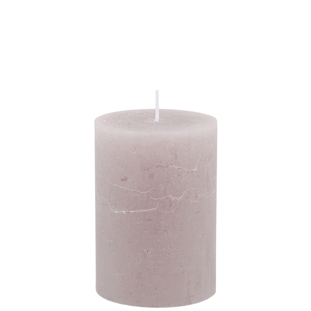 CANDLE 7X10CM TAUPE 40HR