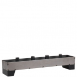 CANDLE HOLDER BRIDGE FORGED SMALL BLACK