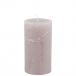 CANDLE 7X13CM TAUPE 52HR