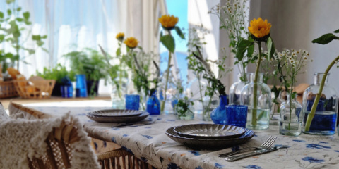 Summer table setting