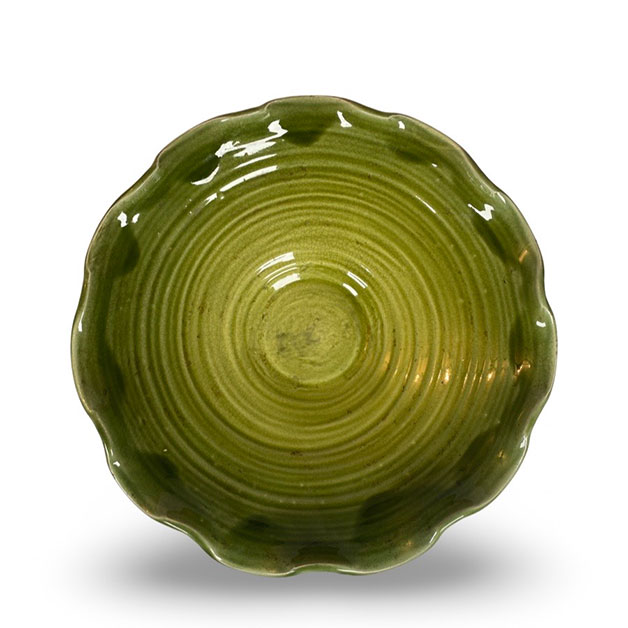 GRACE BOWL SWIRL GREEN M in der Gruppe Tischdekoration / ZUBEHÖRE / Schüsseln & Platten bei Miljögården (019260)