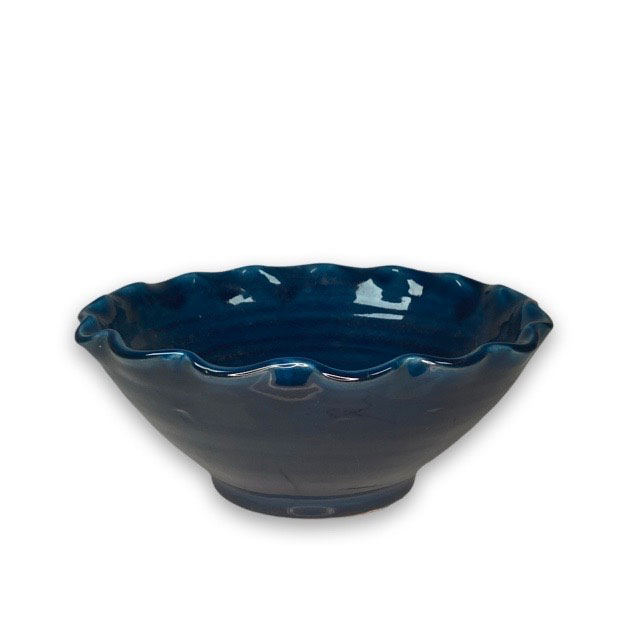 GRACE BOWL WAVY NAVY S i gruppen Dukning / SERVERINGS-TILLBEHÖR / Skålar & Fat hos Miljögården (029580)