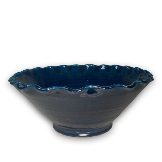 GRACE BOWL WAVY NAVY M i gruppen Dukning / SERVERINGS-TILLBEHÖR / Skålar & Fat hos Miljögården (029680)