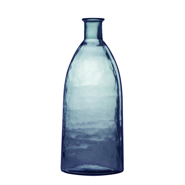 RECYCLED GLASS VASE CLASSIC BLUE SMALL i gruppen Hållbart / Återvunnet glas  hos Miljögården (044080)