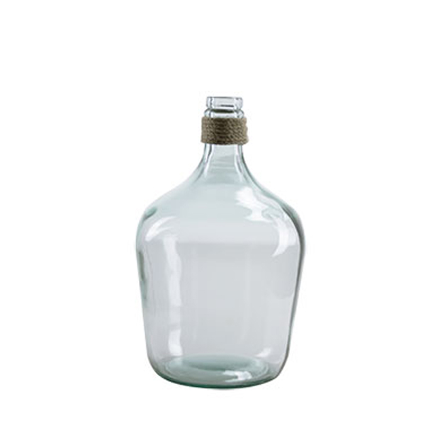 RECYCLED GLASS VASE JEANNE TAMP CLEAR i gruppen Hållbart / Återvunnet glas  hos Miljögården (045000)