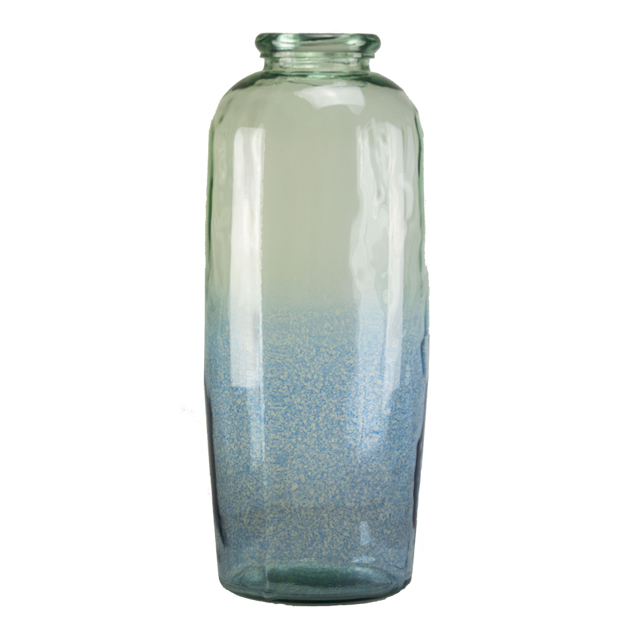 RECYCLED GLASS VASE FROID BLUE i gruppen Hållbart / Återvunnet glas  hos Miljögården (045480)