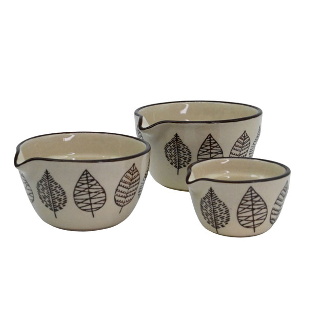 MINI BOWL w. SPOUT IRIS 3set i gruppen Dukning / SERVERINGS-TILLBEHÖR / Skålar & Fat hos Miljögården (059190)