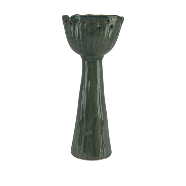 VASE LOTUS PETROL L i gruppen Krukor & Vaser / VASER & KANNOR hos Miljögården (069381)