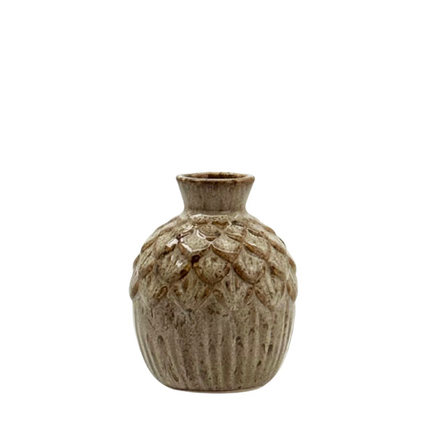 MINI VASE PINJE S BEIGE i gruppen Krukor & Vaser / VASER & KANNOR hos Miljögården (069500)