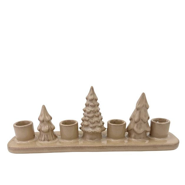 CANDLE HOLDER ADVENT HORIZON BEIGE i gruppen Säsong / JUL / Ljuslyktor & Ljusstakar hos Miljögården (070400)