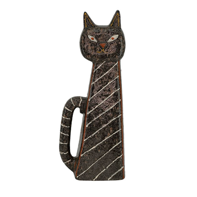 DECORATION CAT BLACK i gruppen Dekoration / SKULPTURER & BOKSTÖD  hos Miljögården (076388)