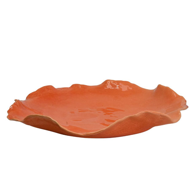 PLATTER EMILIE CORAL i gruppen Dekoration / FAT, BRICKOR & SKÅLAR hos Miljögården (077330)