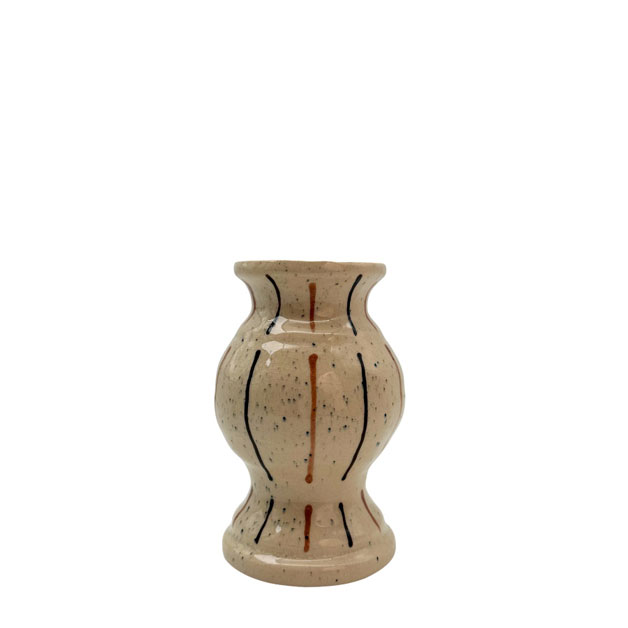 CANDLE HOLDER STRIPE ROUND i gruppen Höst / Vinter 2026 hos Miljögården (079188)