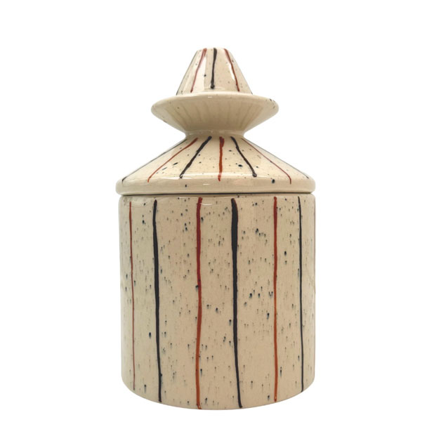JAR STRIPE TILTED LID i gruppen Höst / Vinter 2026 hos Miljögården (079488)