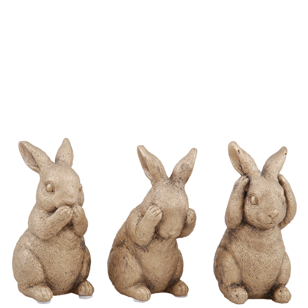 TRIPPLE BUNNY GOLD in der Gruppe Saison / Ostern / Ostern & Deko bei Miljögården (113015)