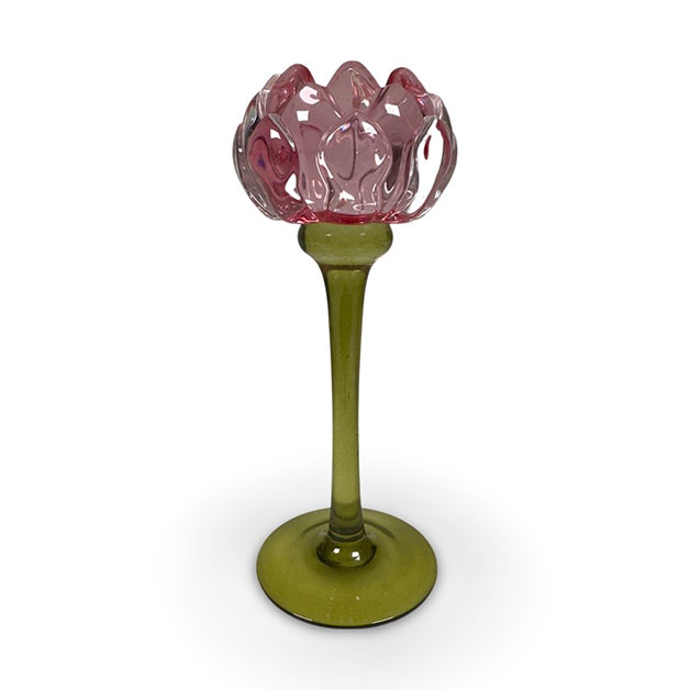 CANDLE HOLDER PROTEA PINK L i gruppen Dekoration / Ljuslyktor hos Miljögården (138220)