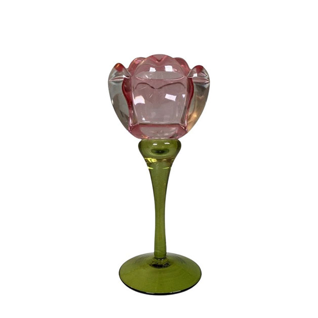 CANDLE HOLDER ROSE PINK in der Gruppe Dekoration / WINDLICHTER bei Miljögården (140320)