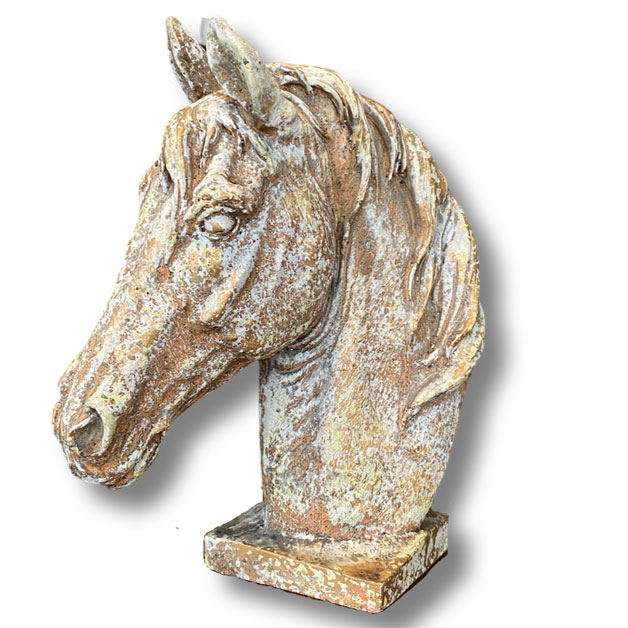 HORSE HEAD TITAN i gruppen Dekoration / Skulpturer & Bokstöd hos Miljögården (180615)