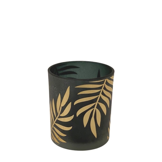 CANDLE HOLDER GOLDEN PALM MEDIUM i gruppen Dekoration / Ljuslyktor hos Miljögården (337001)