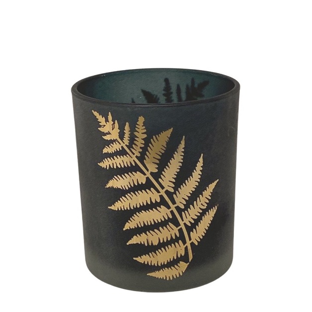 CANDLE HOLDER GOLDEN FERN LARGE i gruppen  hos Miljögården (337501)