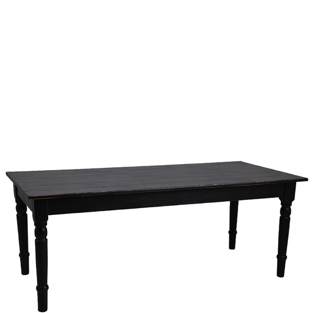 TABLE DINNER BLACK in the group Furniture / Tables at Miljögården (388085)
