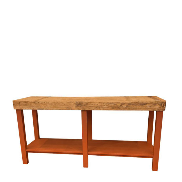 DECOR TABLE SMALL VALNÖT/RÖDOCRA i gruppen Möbler / MÖBELSERIER / Linoljabehandlat hos Miljögården (396140)