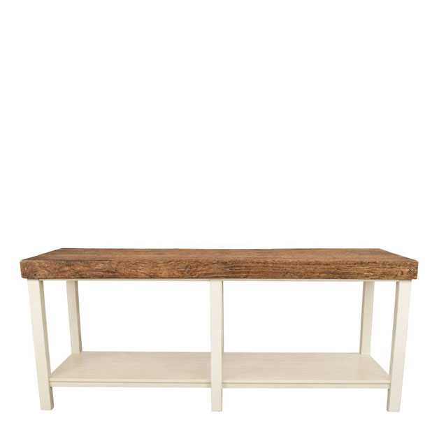 DECOR TABLE VALNÖT/GRÄDDVIT in der Gruppe Möbel / MÖBELSERIEN / Leinöl bei Miljögården (396208)