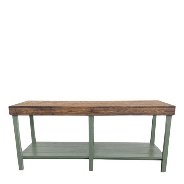 DECOR TABLE LIN VALNÖT/ANTIKGRÖN in der Gruppe Möbel / MÖBELSERIEN / Leinöl bei Miljögården (396261)