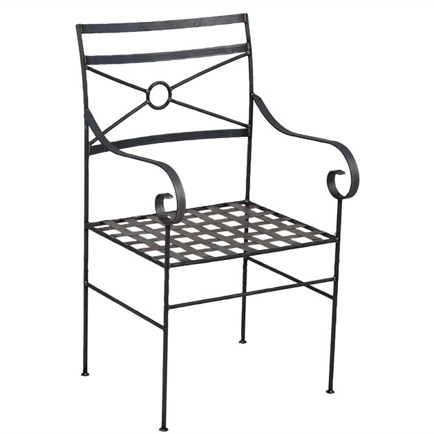 ARMCHAIR FORGED in the group Decoration / Handmade in Cast Iron at Miljögården (398385)