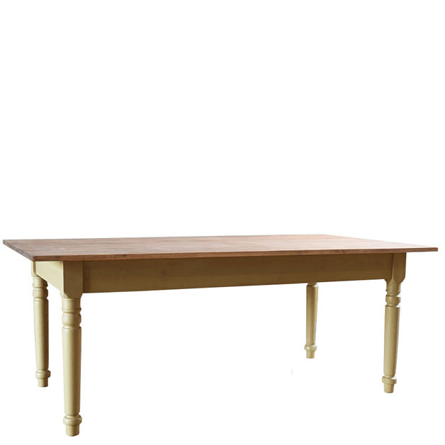 TABLE KRISTINA LIN VALNÖT/LJUSGUL i gruppen Möbler / Möbelserier / Linoljabehandlat hos Miljögården (410610)