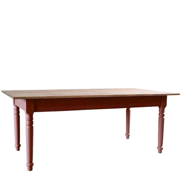 TABLE KRISTINA LIN VALNÖT/RÖDOCRA i gruppen Möbler / MÖBELSERIER / Linoljabehandlat hos Miljögården (410640)