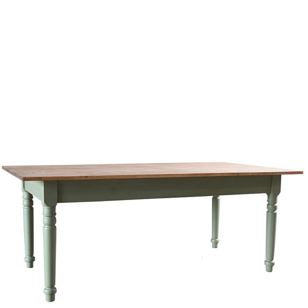 TABLE KRISTINA LIN VALNÖT/ANTIKGRÖN i gruppen Möbler / Möbelserier / Linoljabehandlat hos Miljögården (410661)