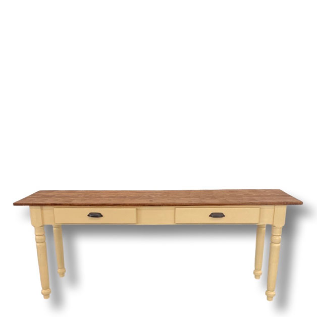 SIDE TABLE KRISTINA LIN VALNÖT/LJUSGUL i gruppen Möbler / Möbelserier / Linoljabehandlat hos Miljögården (410710)