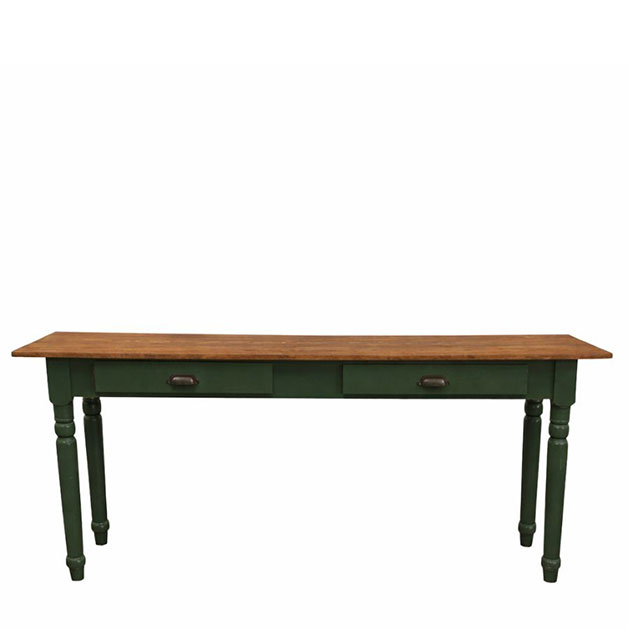 SIDE TABLE KRISTINA LIN VALNÖT/KÖPENHAMNSGRÖN i gruppen Möbler / MÖBELSERIER / Linoljabehandlat hos Miljögården (410765)