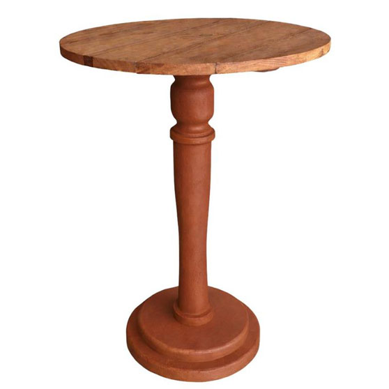 CAFÉ TABLE ELINA LIN VALNÖT/RÖDOCKRA in der Gruppe Möbel / MÖBELSERIEN / Leinöl bei Miljögården (410840)