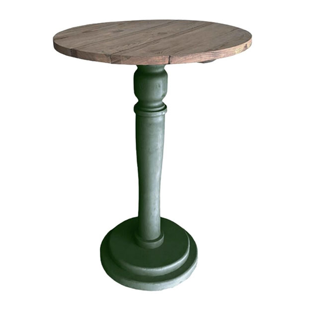 CAFÉ TABLE ELINA LIN VALNÖT/KÖPENHAMNSGRÖN i gruppen Möbler / MÖBELSERIER / Linoljabehandlat hos Miljögården (410865)