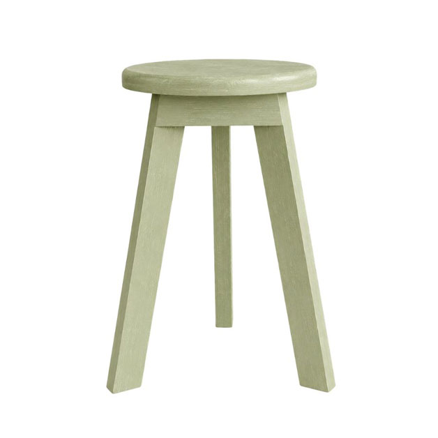 STOOL ALMA LIN RIBBAN GRÖN 50CM i gruppen Möbler / MÖBELSERIER / Linoljabehandlat hos Miljögården (411363)
