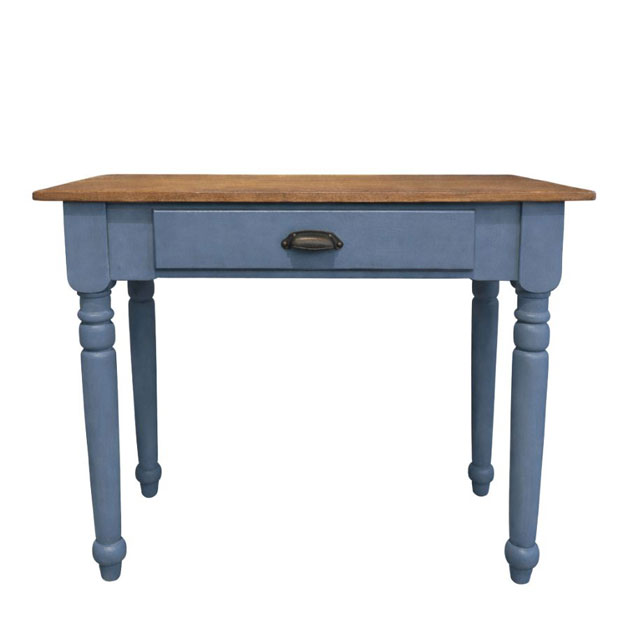 SIDE TABLE SMALL KRISTINA LIN VALNÖT /BERGBLÅ in der Gruppe Möbel / MÖBELSERIEN / Leinöl bei Miljögården (412380)