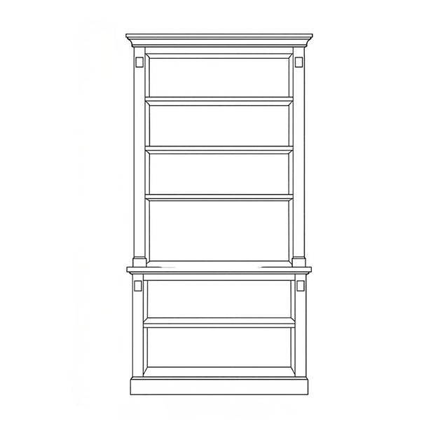 BOOKCASE LA MAISON  ANTIKGRÖN i gruppen Möbler / MÖBELSERIER / Linoljabehandlat hos Miljögården (413261)