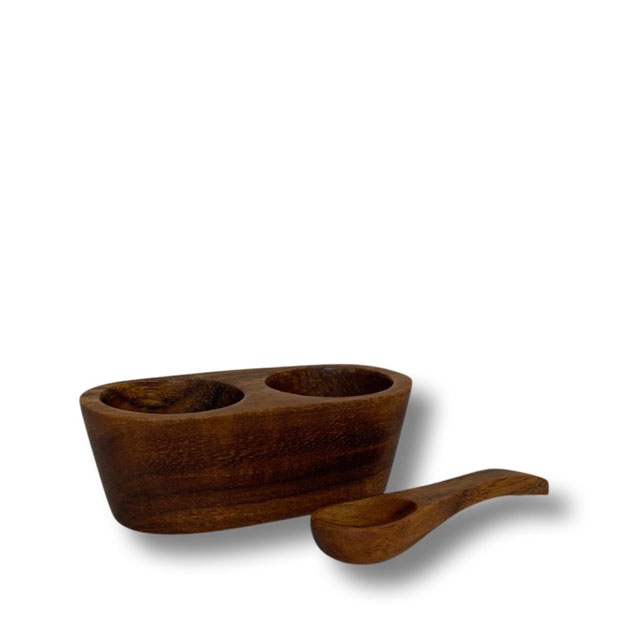 WOODY MINIBOWL w. SPOON in the group Table Setting / Serving accessories / Bowls at Miljögården (537250)