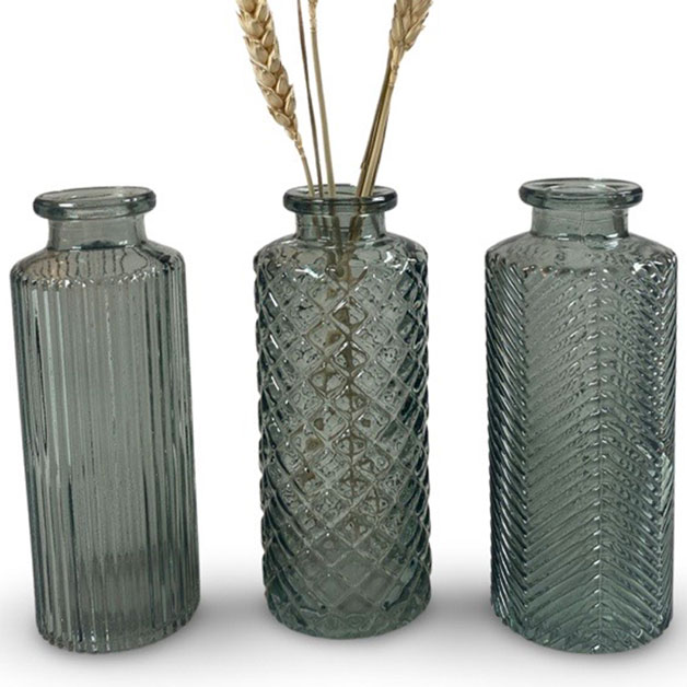 VASE AMADEO PETROL 3ass i gruppen Vår/Sommar 25 / HAVSBRIS hos Miljögården (585180)