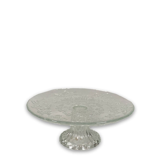 CAKE PLATE BRANCHES CLEAR S i gruppen Dukning / SERVERINGS-TILLBEHÖR / Skålar & Fat hos Miljögården (589600-S)